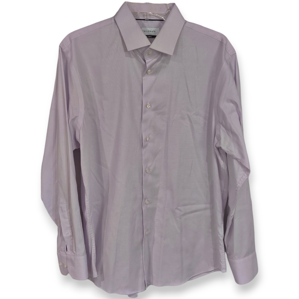 Calibrate Button Up Shirt, Men's Dress Shirt, Trim Fit